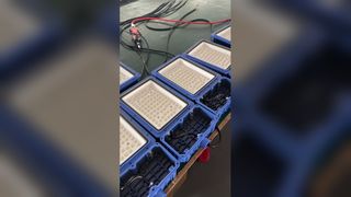 مصباح شارع LED عالي السطوع AC85-265V 3000K-6500K بكفاءة 120lm/W