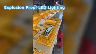 سطوع عالية IP65 مقاوم للماء 150W-600W LED إضاءة مقاومة للانفجار للأخطار