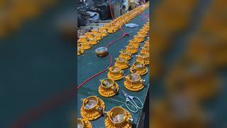 إضاءة صناعية LED مقاومة للانفجار مع Exde ⅡC T6 Gb، IP65