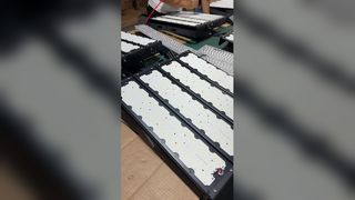 متين LED High Mast Light 30°-90° Beam Angle ملعب كرة السلة الرياضي