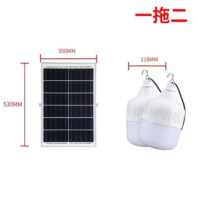 مصباح LED شمسي بقوة 100 واط، مقاوم للماء IP65، مع إمكانية التعديل من 2700 كلفن إلى 6500 كلفن، لإضاءة الحدائق الخارجية