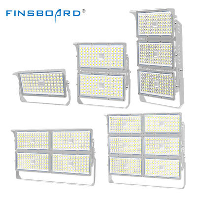 مصباح مدعوم مع جسم مصباح سبيكة الألومنيوم القابلة للتعديل وتربية الحرارة على شكل ذراع لإضاءة الملاعب