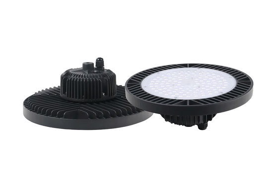مصباح UFO LED عالي الإضاءة IP65 مقاوم للماء مع SMD 3030 LED بقدرة 100 واط/150 واط/200 واط للمستودعات والمصانع