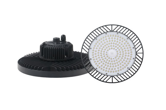 مصباح UFO LED عالي الإضاءة IP65 مقاوم للماء مع SMD 3030 LED بقدرة 100 واط/150 واط/200 واط للمستودعات والمصانع