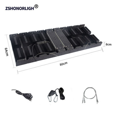 مصباح نمو LED كامل الطيف بقدرة 500 واط مع قاعدة E27 للنباتات الداخلية والاستخدام التجاري