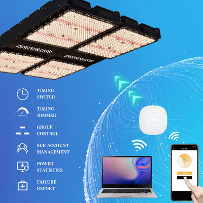مصباح نمو LED كامل الطيف بقوة 1000 واط قابل للتعتيم للنباتات الداخلية مع التحكم في المؤقت