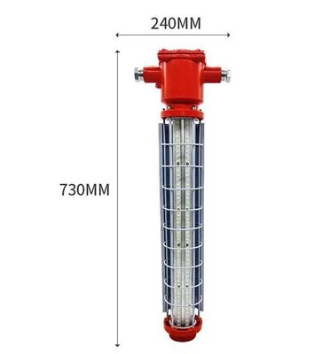 ضوء خطي LED مضاد للانفجار 2700K-6500K مقاوم للتآكل تصنيف WF2