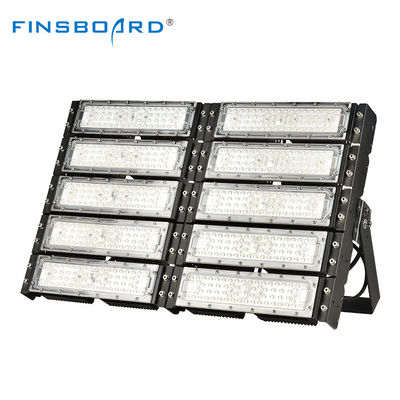 أضواء أمنية كاشفة LED عالية الطاقة IP66 بقدرة 200 واط 250 واط 300 واط 400 واط 500 واط 600 واط مصباح كشاف عالي الصاري مع هيكل SKD