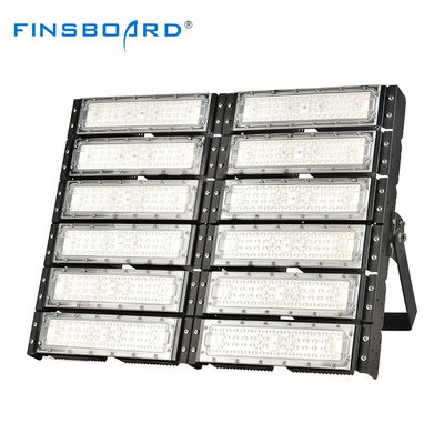 أضواء أمنية كاشفة LED عالية الطاقة IP66 بقدرة 200 واط 250 واط 300 واط 400 واط 500 واط 600 واط مصباح كشاف عالي الصاري مع هيكل SKD