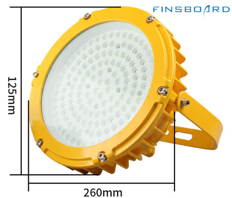 مصباح التعدين ATEX المقاوم للانفجار مع حماية IP66 SMD2835/3030 رقائق LED وزجاج الألومنيوم المقاوم للانفجار