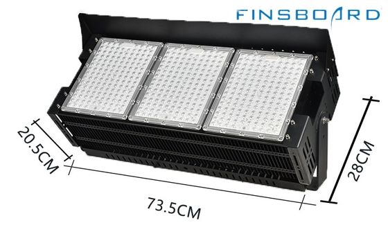 إضاءة الملعب المضيئة LED 6500w 45° زاوية العدسة