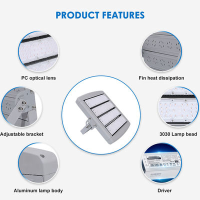 IP65 مضاد للماء عالية الكفاءة إضاءة الملعب LED مع 3000K / 4000K / 5000K / 5700K درجة حرارة اللون