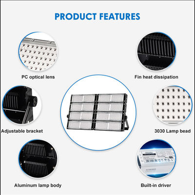 إضاءة ملاعب LED خارجية عالية الصاري SMD IP66 2700-6500K