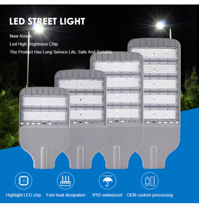 مصباح شارع LED مقاوم للماء IP65، 3000K/4000K/6000K مع خيارات OEM ODM قابلة للتخصيص للإضاءة الخارجية