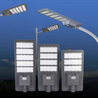 مصباح الشارع الشمسي LED الكل في واحد مع 400W / 600W / 800W الطاقة ، مستشعر الرادار + التحكم في الضوء + MPPT ، و 50000 ساعة من العمر