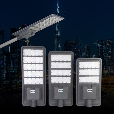 مصباح الشارع الشمسي LED الكل في واحد مع 400W / 600W / 800W الطاقة ، مستشعر الرادار + التحكم في الضوء + MPPT ، و 50000 ساعة من العمر
