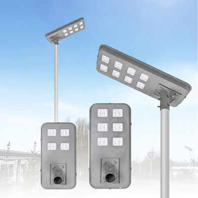 مصنع مباشر للخارج مقاوم للماء الطريق كتلة Ip65 متكاملة 400w 600w 800w 1000w كل شيء في واحد LED ضوء الشارع الشمسية