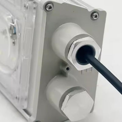 IP65 SMD2835 LED ضوء خطي مضاد للانفجار مع الزجاج المقاوم للألومنيوم للمواقع الخطرة