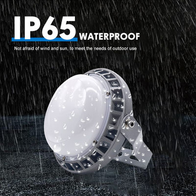 مصباح إضاءة صناعي مرتفع مقاوم للماء IP65 مع درجة حرارة لون 5500-6500K وهيكل من الألومنيوم والزجاج المقسى