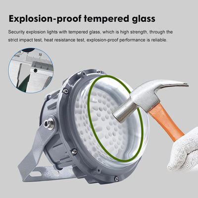 مصباح خطي مقاوم للانفجار ومقاوم للماء IP65 بقدرة 50 واط 100 واط 150 واط، إضاءة LED للمواقع الخطرة مع زجاج مقسى من الألومنيوم