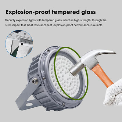 مصباح خليج عالي مقاوم للماء IP65 بقدرة 50 واط 100 واط 150 واط ضوء LED مضاد للانفجار مع ألومنيوم + زجاج مقسى