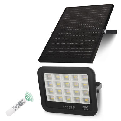 كشاف شمسي IP65 ABS زجاج مقسى 100 واط 200 واط 300 واط 400 واط 500 واط مصباح كشاف شمسي LED