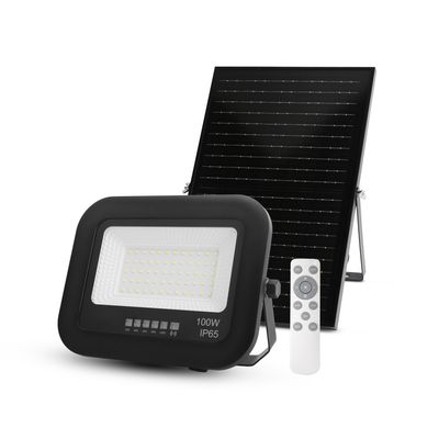 ضوء ساحة الشمسية الخارجية عالي التجويف IP65 تحكم ألومنيوم كشاف ضوئي LED شمسي
