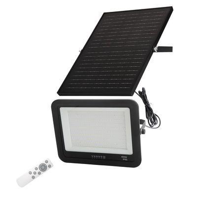 ضوء ساحة الشمسية الخارجية عالي التجويف IP65 تحكم ألومنيوم كشاف ضوئي LED شمسي