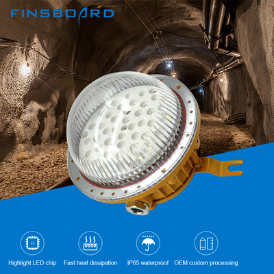 مصباح مقاوم للانفجار IP65 لإضاءة محطات الوقود، 50 واط، 100 واط، 150 واط، مصباح LED مقاوم للانفجار