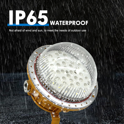 ضوء خليج مرتفع IP65 ألومنيوم زجاج مقسى مصنع مصباح LED مضاد للانفجار