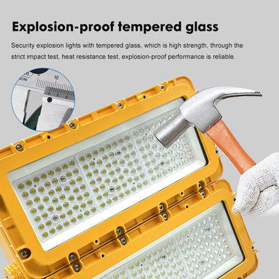 إضاءة عالية السطوع IP65 مضادة للماء 150W-600W إضاءة مضادة للانفجار LED للمواقع الخطرة