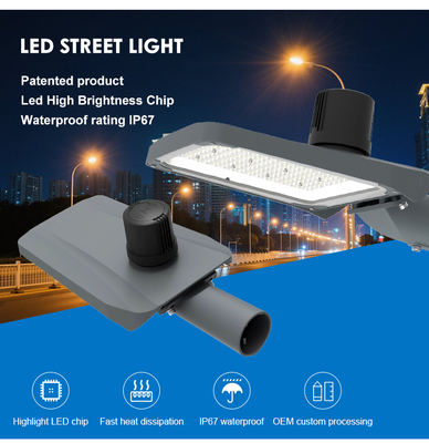 الطريق الخارجي السائق الجديد القابل للفصل مصباح الشارع LED الألومنيوم 50w 100w 150w 200w