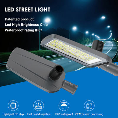 ضوء شارع LED خارجي على الطريق السريع 50 واط 100 واط 150 واط IP66 مقاوم للماء موفر للطاقة