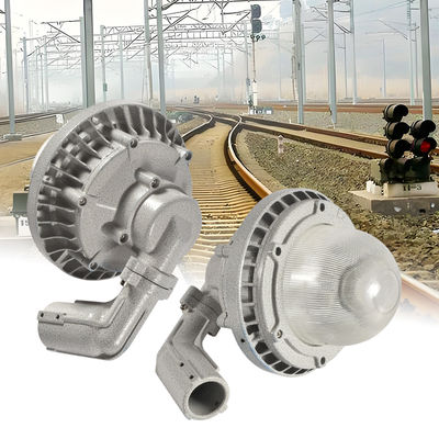 مصباح LED مقاوم للانفجار من الألومنيوم لمحطة الوقود في الهواء الطلق IP65 مقاوم للماء