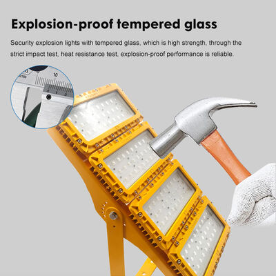 600W LED ضوء فيضان مضاد للانفجار ضوء 90° الحائط خارجية المحيط ATEX IIB T6 RFEPL8280 الإضاءة