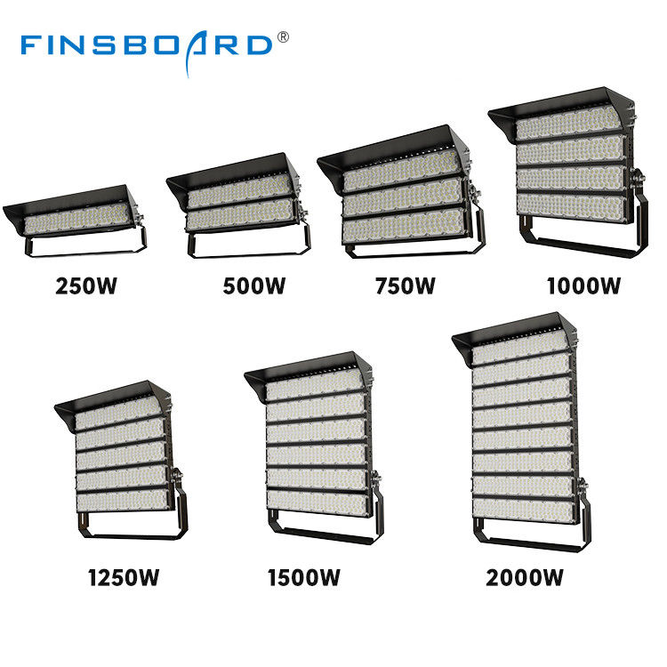 أضواء ملعب LED مخصصة 130lm/w 50000 ساعة IP67 لحقل الساحة مع 3 وحدات