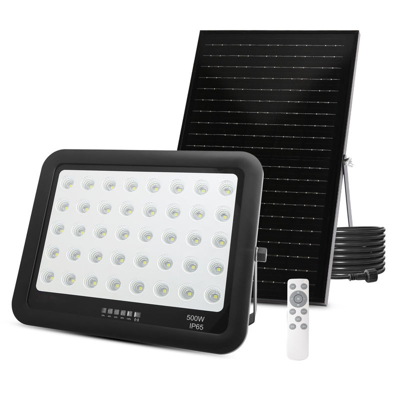 3.2 فولت / 24 أمبير في الساعة بطارية IFR ضوء مستشعر شمسي LED ضوء كشاف شمسي LED 500 واط ABS
