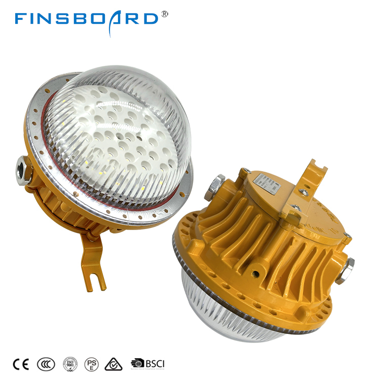 مصباح مقاوم للانفجار IP65 لإضاءة محطات الوقود، 50 واط، 100 واط، 150 واط، مصباح LED مقاوم للانفجار