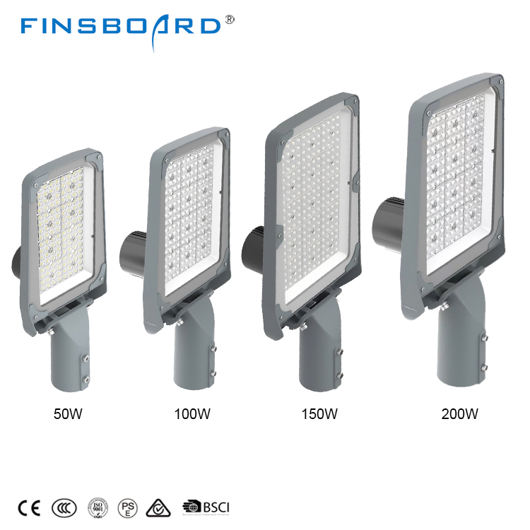 Ip67 الطاقة المضادة للضوء 50w 100w 150w 200w ضوء مدمج ضوء الشارع