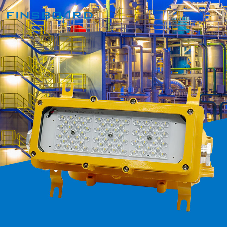 Ip65 ضوء مضاد للماء في نفق مترو الأنفاق الكابلات المرور الحزام الممرات الألومنيوم 50w LED ضوء مضاد للانفجار