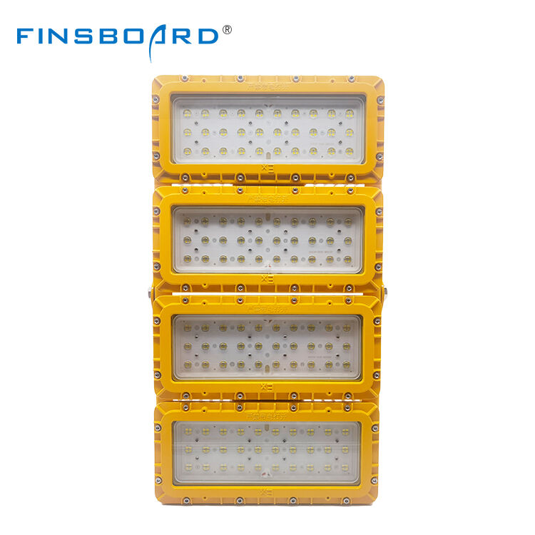 600W LED ضوء الفيضانات ضد الانفجار 15 درجة هليكوبتر هليكوبتر ضيق للغاية CAP 437 IECEx IP66 الألومنيوم المسالك المسالك ADC12