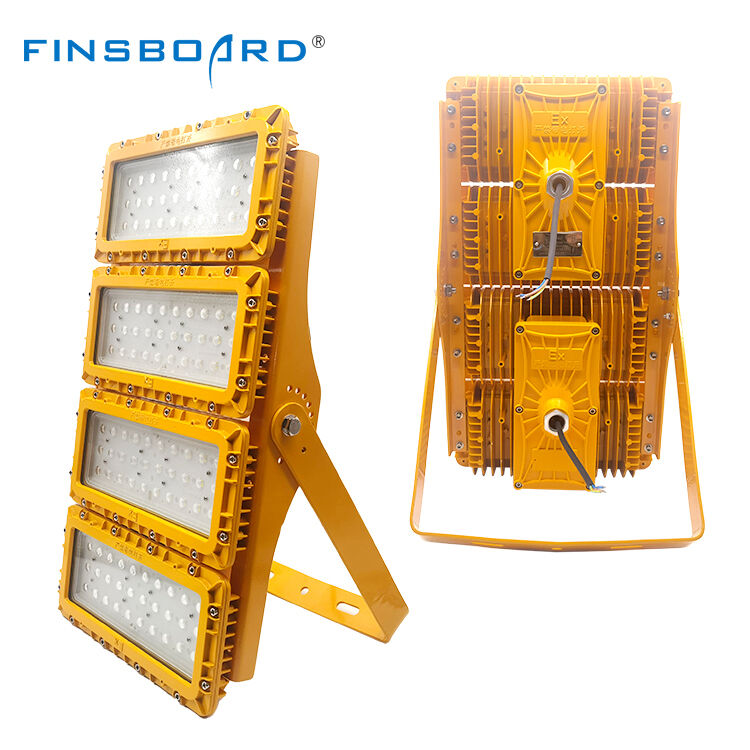 600W LED Explosion Proof Flood Light DC Solar Low Voltage Off-Grid Remote Wellhead Pipeline IP66 Die-Cast Aluminum ADC12