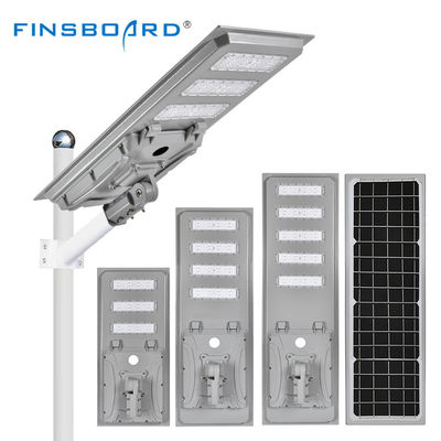 توفير الطاقة مضاد للماء في الهواء الطلق IP65 كل شيء في واحد الطاقة الذكية LED الإضاءة الشارع الشمسية المتكاملة 60W 80W 100W